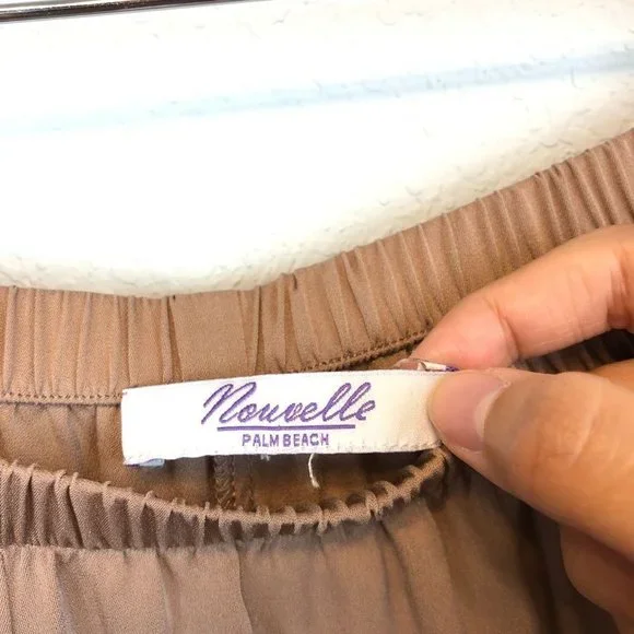 Nouvelle Silk95Five Pondy Washable Silk Pants - Picture 3 of 6